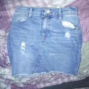 Girls jean skirt